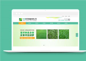 中文綠色草坪種植類網(wǎng)站前端模板下載-前端模板