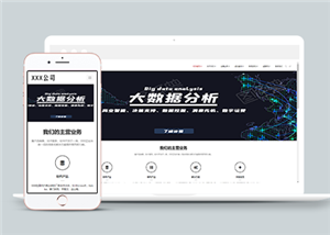 高端精品互聯(lián)網(wǎng)技術(shù)服務(wù)公司網(wǎng)站模板-HTML5模板