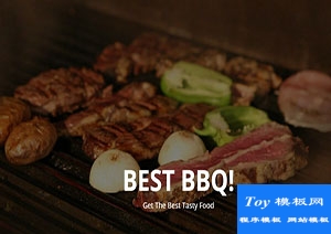 Grill響應(yīng)式橙色燒烤招牌餐廳主題引導(dǎo)模板-HTML5模板