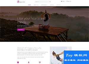 瑜伽Yoga會館響應(yīng)式企業(yè)模板-HTML5模板