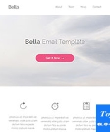 Bella Email郵件發(fā)送html5模板