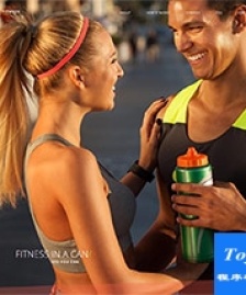 健身房fitness運(yùn)動(dòng)俱樂部網(wǎng)站模板