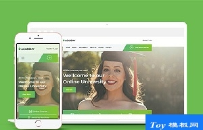 精品Education在線教育培訓(xùn)機(jī)構(gòu)企業(yè)模板-Toy模板網(wǎng)編號(hào)18938