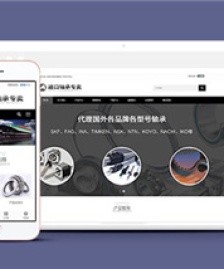 響應(yīng)式軸承齒輪機械制造企業(yè)前端模板下載