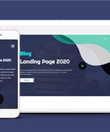 寬屏大氣自適應(yīng)個人博客單頁網(wǎng)站html模板-HTML5模板