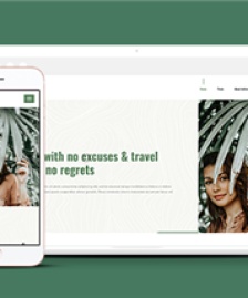 創(chuàng)意響應(yīng)式旅游愛好者日志博客網(wǎng)站html模板-HTML5模板
