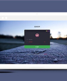 紫色用戶登錄界面html5模板下載