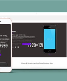 棕色簡潔app應(yīng)用程序網(wǎng)站模板下載