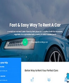 carbook簡約快速汽車租賃公司bootstarp展示網(wǎng)站模板