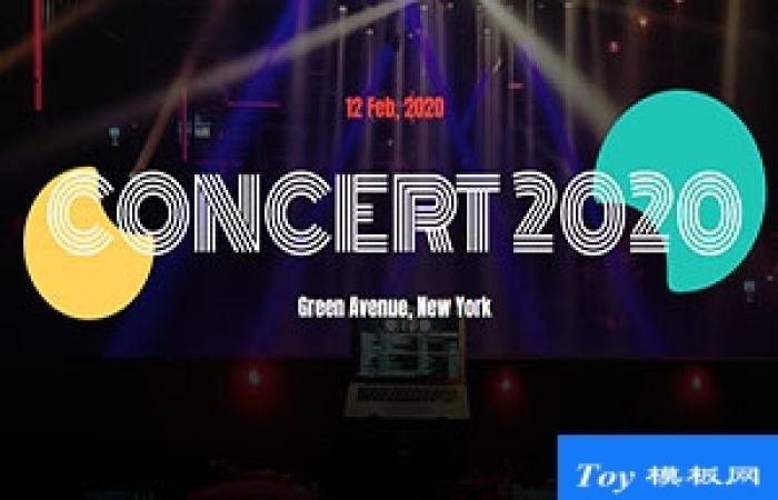 eventcon2020璀璨星光演唱會專場主題web網(wǎng)站模板-Toy模板網(wǎng)編號16940