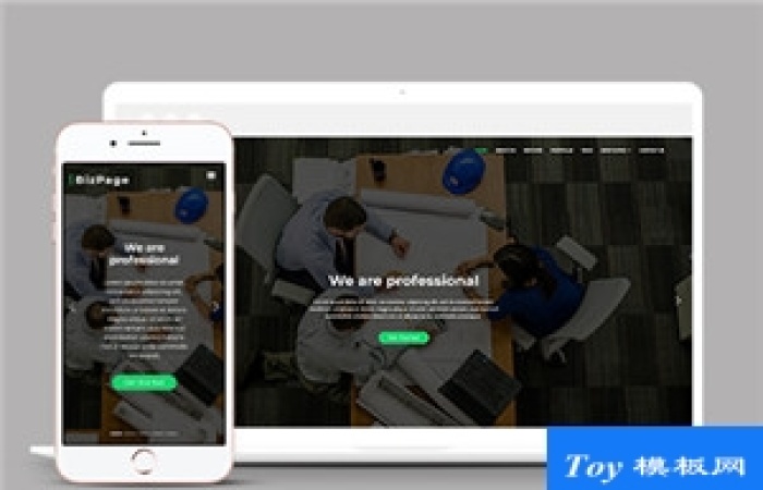 bizpage專業(yè)級(jí)商業(yè)投資顧問界面bootstarp主題模板-Toy模板網(wǎng)編號(hào)17080