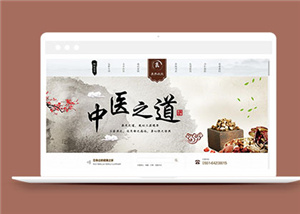 簡(jiǎn)約中醫(yī)健康養(yǎng)生館模板下載-HTML5模板