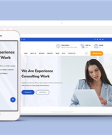 寬屏個性金融咨詢企業(yè)網(wǎng)站模板-HTML5模板
