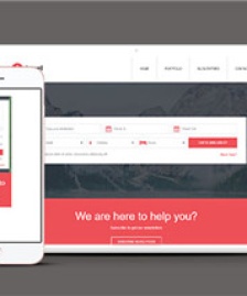 紅色旅游機(jī)票預(yù)訂網(wǎng)站HTML5模板