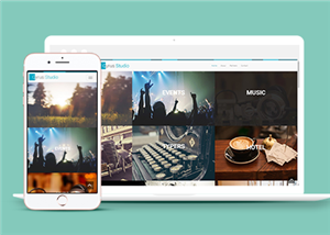 圖片相冊gallery響應(yīng)式單頁HTML5網(wǎng)站模板-HTML5模板