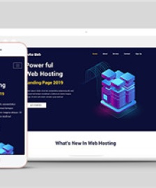 炫酷自適應(yīng)IT科技公司登陸頁面響應(yīng)式布局網(wǎng)站模板