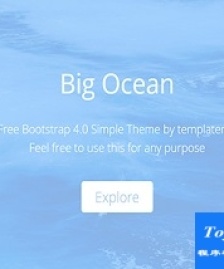 大海洋創(chuàng)意旅行公司企業(yè)宣傳介紹首頁網(wǎng)站模板-HTML5模板