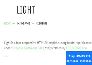 light便捷簡約具有谷歌地圖引導(dǎo)式網(wǎng)站模板-HTML5模板