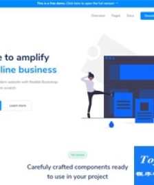 精品藍色數(shù)字在線業(yè)務(wù)企業(yè)官網(wǎng)模板-HTML5模板