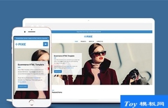Ecommerce電子商務(wù)商城主題html模板-Toy模板網(wǎng)編號(hào)18400
