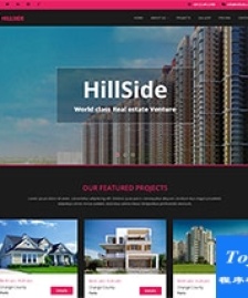 別墅建筑CAD設計效果圖網站模板