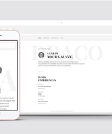 白色簡潔自適應程序員求職簡歷網(wǎng)站靜態(tài)模板-HTML5模板