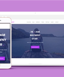 紫色響應(yīng)式UI設(shè)計師個人主頁靜態(tài)模板-HTML5模板