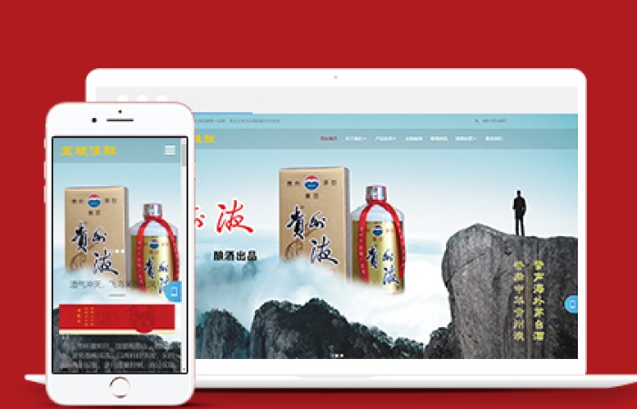 酒業(yè)酒類白酒包裝設(shè)計(jì)類企業(yè)模板下載-Toy模板網(wǎng)編號(hào)12786