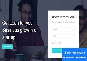 finloans簡約特色金融服務(wù)貸款公司web網(wǎng)站模板-CSS模板