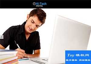 hitech大氣精心設(shè)計(jì)電子學(xué)習(xí)引導(dǎo)自定義響應(yīng)式網(wǎng)站模板-HTML5模板