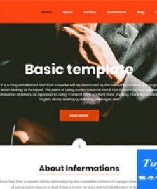 寬屏紅色響應(yīng)式bootstrap引導(dǎo)頁模板
