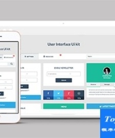 User人機界面UI kit html5代碼模板