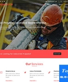 建筑施工單位企業(yè)網(wǎng)站模板