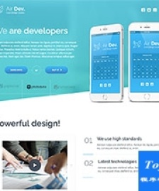 APP developers開發(fā)者作品展示官網(wǎng)模板