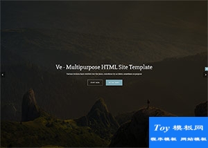 HTML5 & CSS3簡(jiǎn)潔響應(yīng)式bootstrap模板-HTML5模板