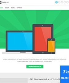 白色極簡設(shè)計(jì)UI SKIN 外貿(mào)公司模板-HTML5模板