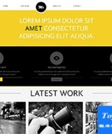 街拍藝術(shù)攝影工作室html模板-HTML5模板