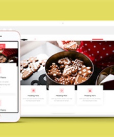 可愛美味美食糕點(diǎn)制作HTML5網(wǎng)站模板
