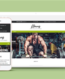 響應(yīng)式健身運動員日志博客網(wǎng)站靜態(tài)模板-HTML5模板