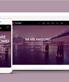 紅色江景主題城市數(shù)據(jù)分析單頁網(wǎng)站模板-HTML5模板