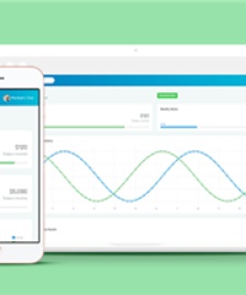 Bootstrap4制作銷售統計后臺管理系統模板