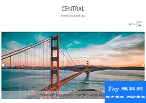 Central大氣響應(yīng)式商務(wù)機(jī)構(gòu)中央網(wǎng)站模板-HTML5模板