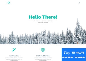 漂亮極簡(jiǎn)web design設(shè)計(jì)公司響應(yīng)式模板-HTML5模板