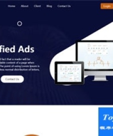 數(shù)字廣告推廣公司響應(yīng)式整站模板-HTML5模板