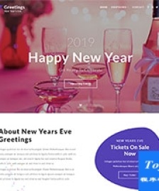香檳慶祝舞會(huì)俱樂(lè)部響應(yīng)式模板