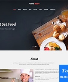 健康美食外賣點餐平臺bootstrap模板