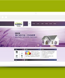 通用紫色獵頭咨詢公司模板