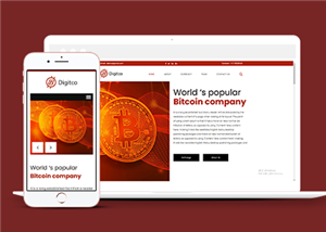 響應式比特幣金融投資公司網(wǎng)站HTML模板-HTML5模板