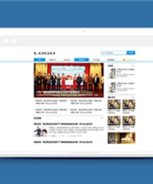 藍(lán)色簡(jiǎn)約新聞傳媒企業(yè)門戶網(wǎng)站模板-HTML5模板