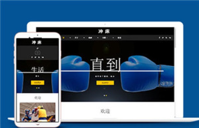站立式格斗搏擊網(wǎng)站多頁面HTML5模板-Toy模板網(wǎng)編號14787